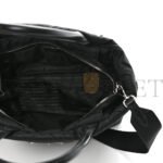 PRADA TESSUTO NYLON TRIANGLE SMALL PADDED TOTE BLACK (28*20*16cm) - Image 4