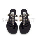 VALENTINO ROCKSTUD FLAT RUBBER SANDAL 3W2S0T84PVS_0NO - Image 4