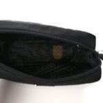 PRADA TESSUTO NYLON SAFFIANO WRISTLET BLACK (19*11*9cm) - Image 4