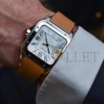 CARTIER SANTOS 39.8MM LEATHER WATCH WSSA0018 - Image 2