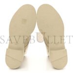 PRADA SPAZZOLATO RE-NYLON METAL TRIANGLE LOGO WOMENS 50MM COMBAT BOOTS 39.5 DESERTO - Image 4