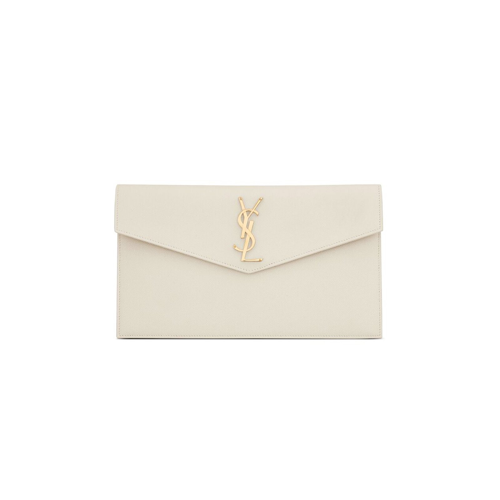 710180b231002313d309118f7c7c800a074199c7 YSL UPTOWN POUCH IN GRAIN DE POUDRE LEATHER 5657391GF0J9207 (27*16*2cm) - Image 1