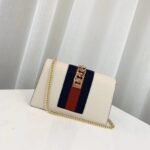 Gucci Sylvie Leather Super Mini Bag 494646 - Image 3