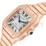 CARTIER SANTOS ROSE GOLD MIDSIZE WATCH WGSA0008 - Image 3