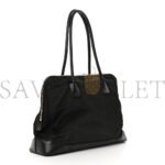 PRADA TESSUTO NYLON CALFSKIN TOTE BLACK (36*27*11cm) - Image 2