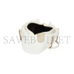 YSL GLORIA QUILTED TRAVEL BAG WHITE�757209FAC8J1916 (42*18*18cm) - Image 4