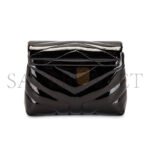 YSL TOY LOULOU SHOULDER BAG IN PATENT LEATHER 6309512IU1J1000 (20*14*7cm) - Image 2