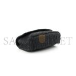 YSL NIKI RAFFIA SHOULDER BAG IN BLACK 1550433 (22*16.5*12cm) - Image 3