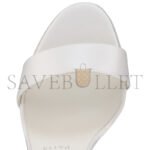 CHRISTIAN LOUBOUTIN SANDALE DU DESERT 100 MM STRAPPY SANDALS CREPE SATIN IVORY WOMEN 3220076W446 - Image 5