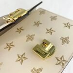 Gucci Sylvie Bee Star Mini Leather Bag 470270 - Image 8