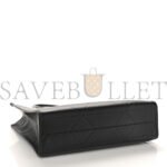 PRADA SOFT CALFSKIN TRIANGOLO SYMBOLE EMBOSSED MEDIUM TOTE BLACK (35*27*11cm) - Image 3