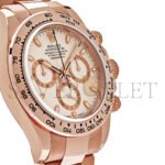ROLEX DAYTONA 18CT EVEROSE GOLD AUTOMATIC IVORY DIAL WATCH 116505-0005 - Image 3