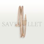 CARTIER JUSTE YELLOW GOLD UN CLOU BRACELET N6708617 - Image 2