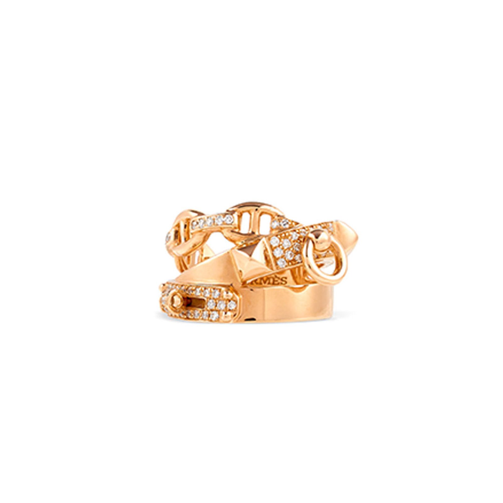 743368768d825c962d5269457f4602851ae8445d HERM�S 18K ROSE GOLD AND DIAMOND ALCHIMIE RING - Image 1