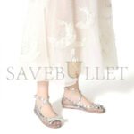 VALENTINO ROCKSTUD MESH BALLERINA WITH CRYSTALS 5W2S0HB6UQX_KSP - Image 2