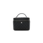 CHANEL CAVIAR QUILTED LARGE VANITY POUCH BLACK (20*15*13cm)