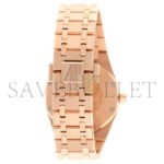 AUDEMARS PIGUET ROSE GOLD ROYAL OAK DIAMOND WATCH 67651OR.ZZ.1261OR.01 - Image 2