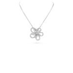 VAN CLEEF ARPELS FLOWERLACE CLIP AND PENDANT VCARP0I300