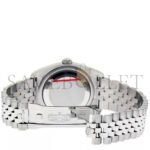 ROLEX DATEJUST BLACK DIAL STAINLESS STEEL JUBILEE BRACELET AUTOMATIC WATCH 116200 - Image 4