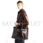 PRADA BUCKLE NAPPA LEATHER BAG WITH BELT 2VG126 (48*34*18cm) - Image 2