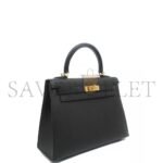 HERM�S MASTER KELLY 25 BLACK GOLD BUCKLE (25*17*7cm) - Image 2