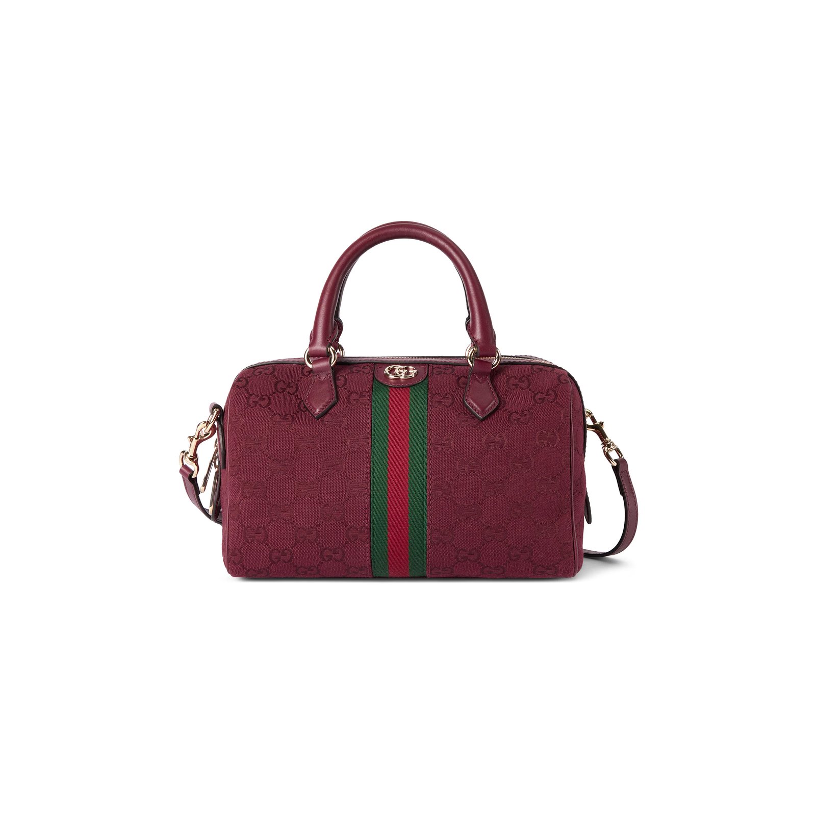79a7cfe863e2608cd5b541c55b03bb4cbe3f86dd GUCCI OPHIDIA MEDIUM BOSTON BAG�772061AAES76445 (26.5*17.5*14cm) - Image 1