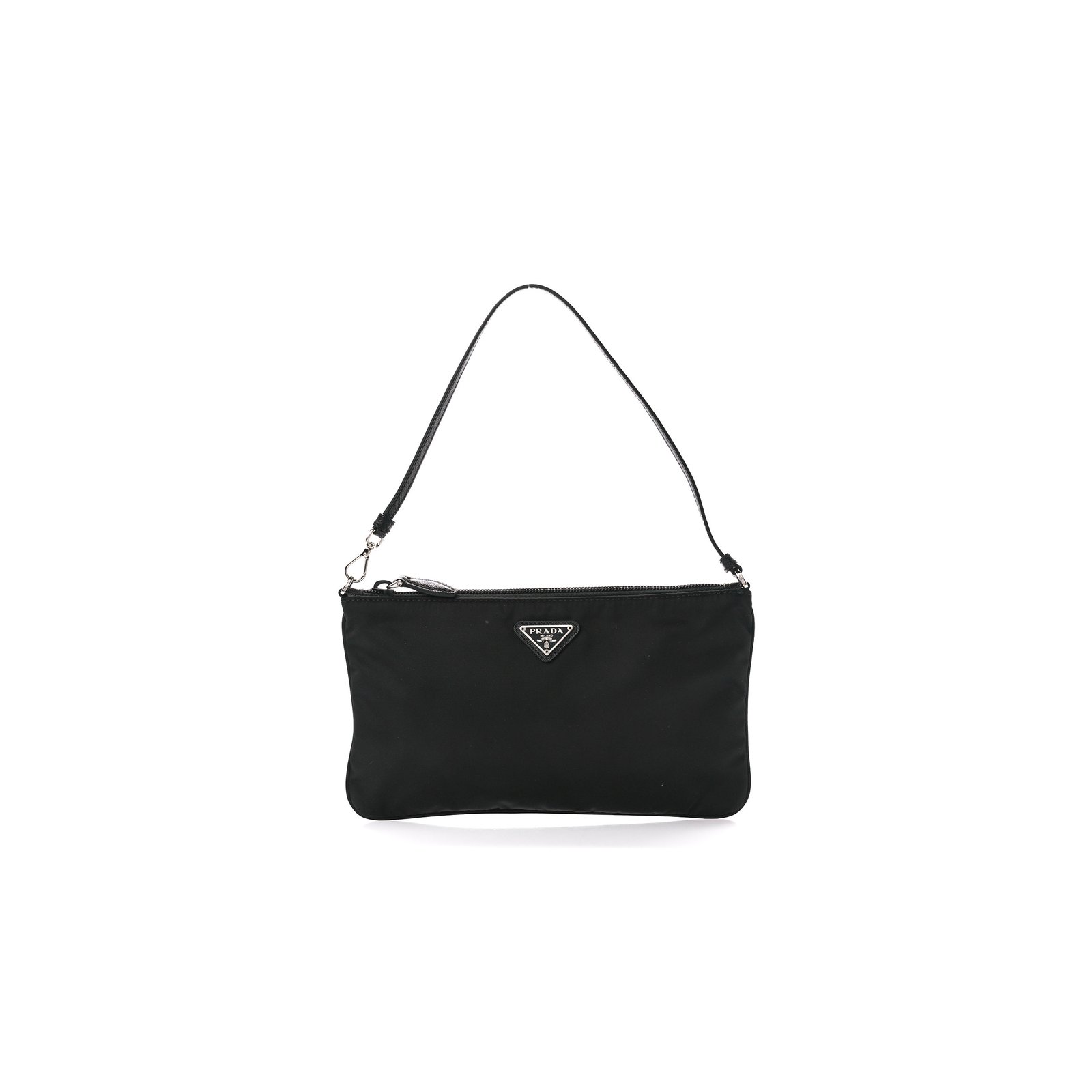 7a6b32859227336ebe85d7d4d4966648230cb755 PRADA RE-NYLON VELA POUCH BLACK (24*18*14cm) - Image 1