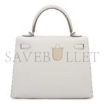 HERM�S MASTER KELLY 25 MILK GRAY GRIS PALE EPSOM SILVER BUCKLE (25*17*7cm) - Image 3