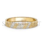 VAN CLEEF ARPELS PERL�E DIAMOND BRACELET, 5 ROWS OF DIAMONDS, LARGE MODEL VCARRPGZ400 - Image 3