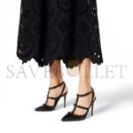 VALENTINO ROCKSTUD ANKLE STRAP PUMP WITH TONAL STUDS 100 MM 5W2S0393VB8_0NO - Image 2