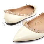 VALENTINO PATENT ROCKSTUD BALLET FLAT 5W2S0403VNW_L62 - Image 6