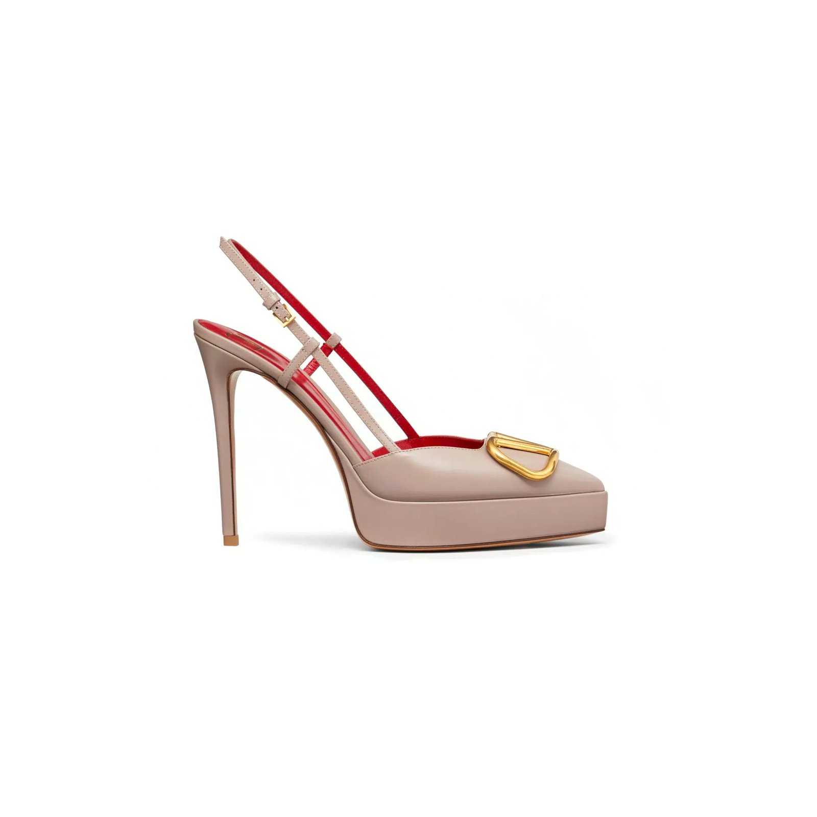 7c85f81b21caa4f420500582900695f801db8d2b VALENTINO VLOGO SIGNATURE CALFSKIN SLINGBACK PLATFORM PUMP 120MM 4W2S0FT0DSH_P45 - Image 1