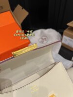 Hermès Constance Swift cowhide leather white Gold hardware size: 23cm/19cm - Image 9