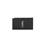 YSL CASSANDRE MATELASS� FRAGMENTS CARD CASE IN GRAIN DE POUDRE LEATHER�607915BOW021000 (13*8*2cm)