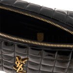 YSL BLACK CASSANDRE QUILTED MINI CROSSBODY BAG 7648092IU071000 (19.5*14*4cm) - Image 4