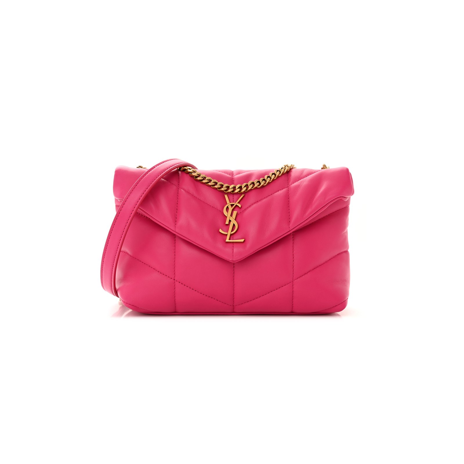 7d75fa4fd1712e61f4ebcbdc3861672d0c32f79c YSL TOY PUFFER IN LAMBSKIN�6203331EL071202 (22.5*16*8cm) - Image 1