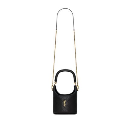 YSL GABY BUCKET BAG IN LAMBSKIN 7639611EL071000 (19*17*15cm)