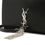 YSL KATE TASSEL SILVER CHAIN CHAIN CROSSBODY BAG 452159C150N1000 (24*14.5*5cm) - Image 4
