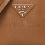 PRADA VITELLO DAINO SOFT MINI SHOULDER BAG CARAMEL (20*19*13cm) - Image 6