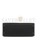 HERM�S MASTER KELLY 25 BLACK AND ROSE AZALEE EPSOM HARDWARE (25*17*7cm) - Image 4