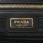 PRADA NYLON SAFFIANO RE-EDITION 1978 MEDIUM TOP HANDLE BAG BLACK (31*17*15cm) - Image 5