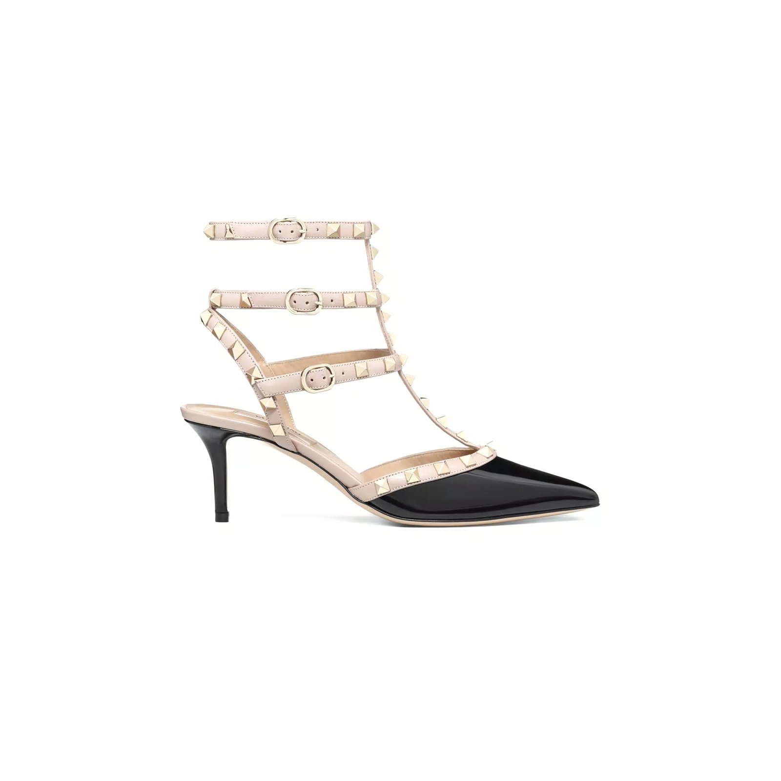 7e9eb102ec53ccca2e1c05943d9c95a0ef238454 VALENTINO ROCKSTUD CAGED PUMP 65MM 5W2S0375VNW_N91 - Image 1