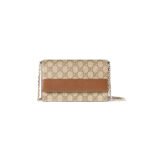 GUCCI GG EMBLEM WALLET ON CHAIN ��838151AAEV22751 (20*13*4cm)