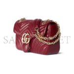GUCCI GG MARMONT MEDIUM SHOULDER BAG 837267AAE386207 (26*15*7cm) - Image 4