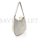 PRADA SPAZZOLATO CLEO SHOULDER BAG WHITE (27*18*5cm) - Image 2