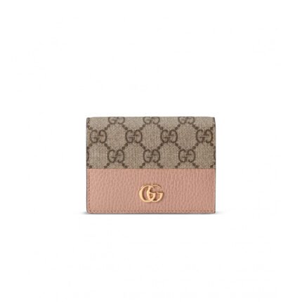 GUCCI GG MARMONT BI-COLOUR CARD CASE WALLET ��65861017WAG5788 (11*8.5*3cm)