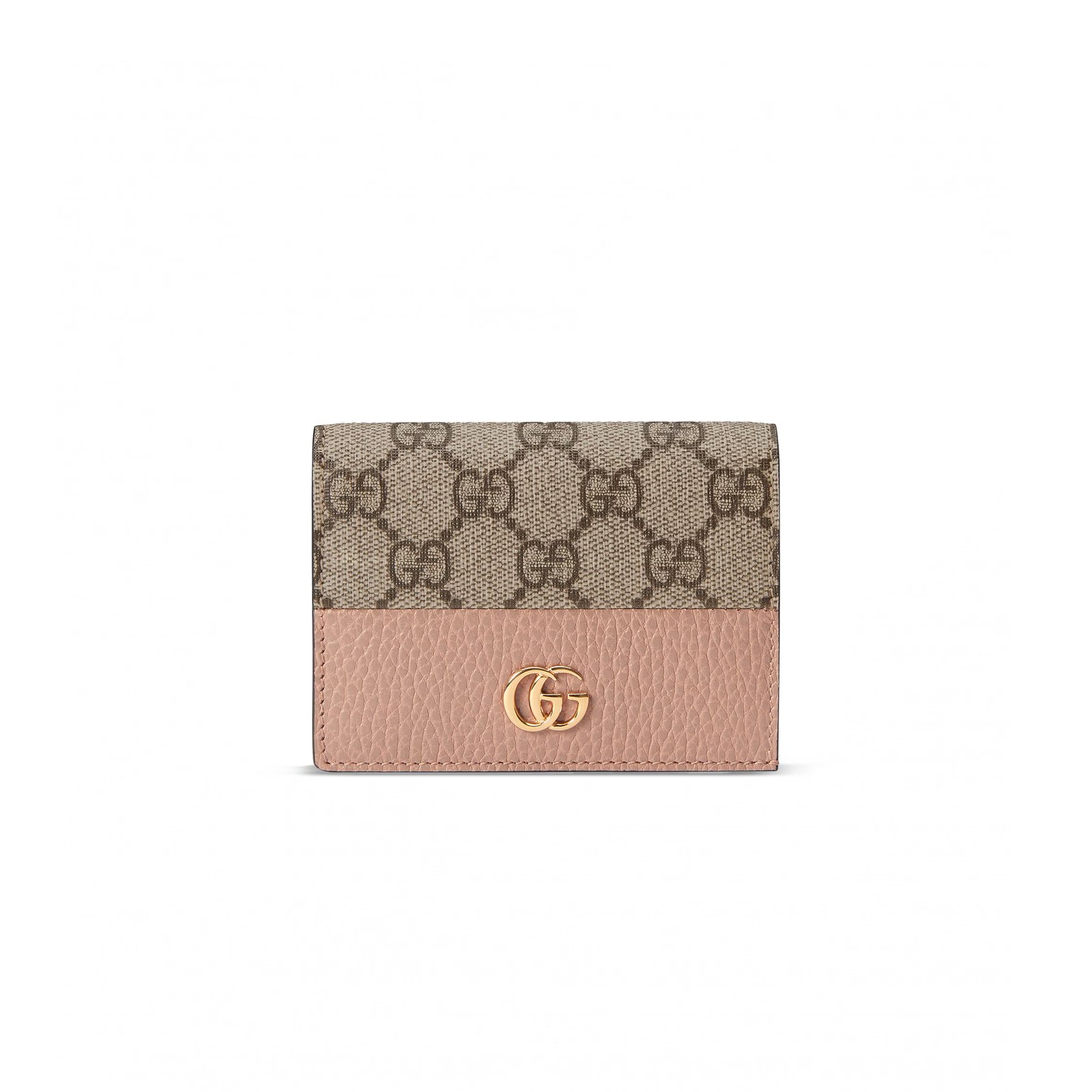8080949ae7bde68f6157af900594840cac64f4e9 GUCCI GG MARMONT BI-COLOUR CARD CASE WALLET ��65861017WAG5788 (11*8.5*3cm) - Image 1