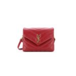 YSL TOY LOULOU LEATHER SHOULDER BAG 467072655329 (20*14*7cm)
