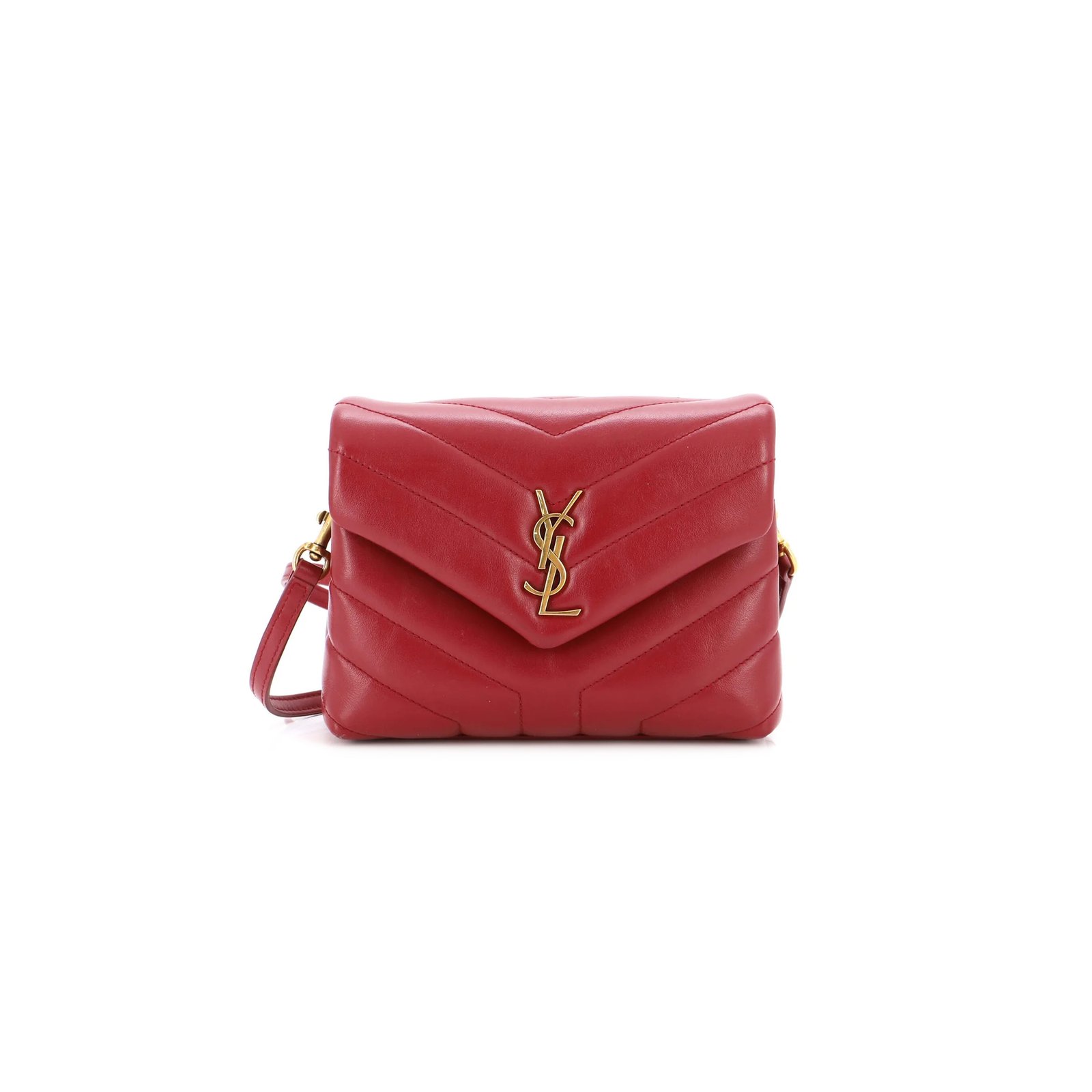 80eef1896aea43858c4e04d3f95070e3f5d82189 YSL TOY LOULOU LEATHER SHOULDER BAG 467072655329 (20*14*7cm) - Image 1