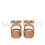 VALENTINO ROCKSTUD FLATFORM SANDAL IN CALFSKIN 45MM 6W2S0GI3BAE_P45 - Image 3